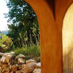 An old walnut tree provides for a “hundred years old” shade...
								